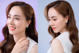 Sắc vóc vợ NSND Công Lý sau khi nâng mũi lần hai