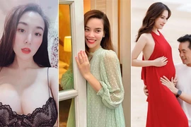 Đọ sắc dàn mỹ nhân Vbiz mang thai đôi: Đỉnh nhất Hồ Ngọc Hà!
