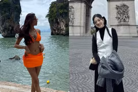 Hoàng Thùy đi biển giữa ồn ào, Phương Nga check-in khi trở lại Pháp