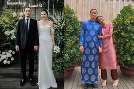 Tăng Thanh Hà - Louis Nguyễn 10 năm 1 kiểu nắm tay cực tình!