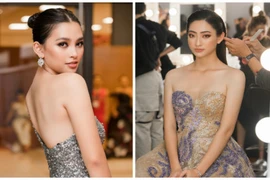 Hoa hậu Tiểu Vy và Lương Thùy Linh đọ sắc với vai trần gợi cảm