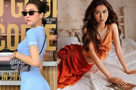 Vóc dáng gợi cảm của hoa hậu có vòng eo nhỏ nhất Vbiz