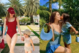 Hồ Ngọc Hà và con gái Lisa: “Cặp bài trùng” thời trang “gây sốt“
