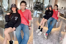 Harry Lu tái xuất với ngoại hình khác lạ, tình tứ bên Midu