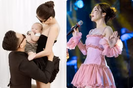 Lê Âu Ngân Anh khoe chồng con, Hương Tràm phiêu trên sân khấu