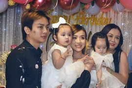 Vượt sóng gió, Hoài Lâm vui vầy bên vợ đẹp con xinh ít ai bì kịp 