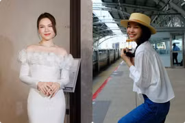 Hot face sao Việt: Mỹ Tâm gợi cảm với váy trễ vai 