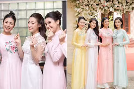 HH Ngọc Hân dành cả thanh xuân làm phù dâu cho dàn mỹ nhân