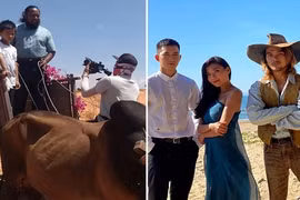 Hình ảnh đáng nhớ hậu trường phim “Cát đỏ” thời COVID-19