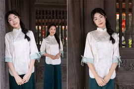 Con gái diễn viên Hồng Diễm trổ mã xinh xắn