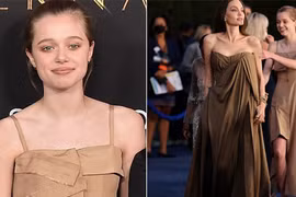 Con gái Angelina Jolie trổ mã xinh đẹp, nữ tính khác hẳn lúc nhỏ