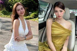 Hot face sao Việt: Huyền Lizzie mặc váy ngắn gợi cảm đi du lịch