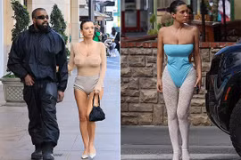 Vợ Kanye West nhiều lần mặc hở bạo bất chấp dư luận “ném đá“