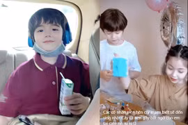 Con trai lai Tây của Elly Trần ra dáng “soái ca nhí“