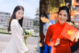 Hot face sao Việt: Diễm My 9x chụp ảnh trước Dinh Độc Lập