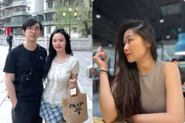 Hot face sao Việt: Midu và ông xã chụp ảnh ở Quảng Châu