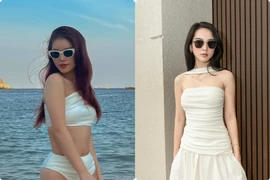 Hot face sao Việt: Ngọc Thanh Tâm diện bikini, khoe vóc dáng ở biển