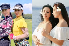 Cặp mẫu song sinh Thúy Hằng - Thúy Hạnh đọ sắc ở tuổi U50