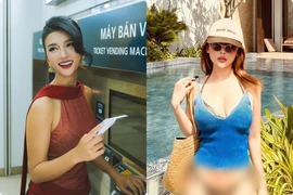 Kim Tuyến khoe bờ vai thon gầy, Huyền Baby diện bikini nhỏ xíu