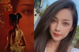 Vẻ gợi cảm hút mắt của mỹ nữ đóng vai Thúy Kiều phim “Kiều” 