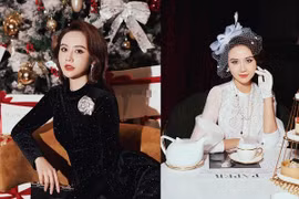 Huyền Lizzie đẹp kiêu sa, than thiếu “gấu” khi Giáng sinh về