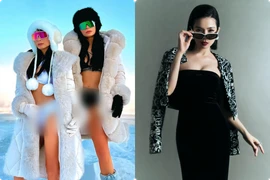 Thuý Hằng - Thuý Hạnh diện bikini giữa tuyết, Lệ Quyên đẹp sang chảnh