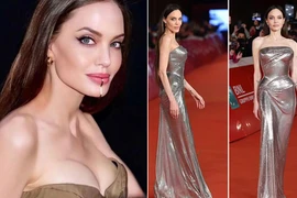 Angelina Jolie tự tin khoe ngực nở, eo thon ở tuổi 46
