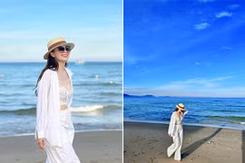 Hồng Diễm khoe vóc dáng nuột nà không thua gái đôi mươi