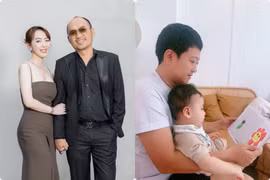 Tiến Luật đăng ảnh cùng bà xã, Trường Giang bận rộn chăm con trai