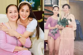 Nhan sắc “hoa khôi làng Thường Tín” của mẹ ruột Khánh Thi