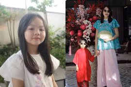 Con gái Đàm Thu Trang hoá “mỹ nhân nhí” với tóc mái thưa