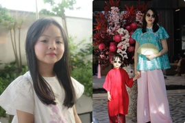 Con gái Đàm Thu Trang hoá “mỹ nhân nhí” với tóc mái thưa