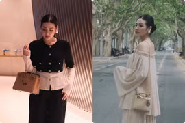 Á hậu Dương Tú Anh “đốt mắt” fan với túi hiệu tiền tỷ 