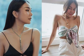 Thời trang gợi cảm hết nấc khéo khoe vòng 1 của Thanh Hằng