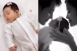 Con gái Đông Nhi – Ông Cao Thắng lộ mặt xinh như thiên thần