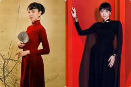 Thuỳ Tiên mặc áo dài truyền thống, Hương Giang lạ lẫm với tóc ngắn