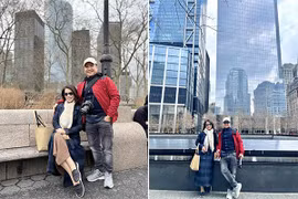 Nghệ sĩ Chí Trung đưa bạn gái đi du lịch Mỹ