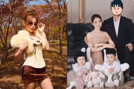 Hot face sao Việt: Huyền Baby mặc sang chảnh check in ở Hàn Quốc