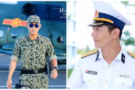 “Chết mê” hình ảnh đẹp trai của Song Luân khi diện quân phục