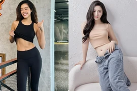 Khánh Vân lộ vòng eo săn chắc, Quỳnh Kool khoe vóc dáng cực đỉnh