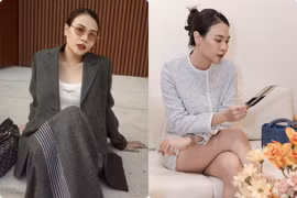 Đàm Thu Trang mặc đơn giản, giá trị trang phục gây “choáng“