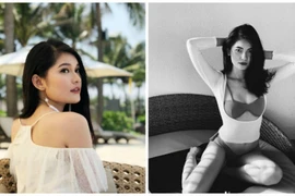 Á hậu Thùy Dung khoe trọn thân hình gợi cảm với bikini