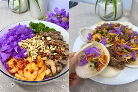 Cách làm gỏi hoa bằng lăng - món ăn “đu trend” đang hot rần rần