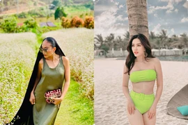 Hot face sao Việt: Đoan Trang tạo dáng thần thái ở Đà Lạt 