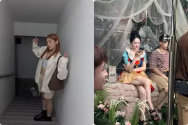 Hot face sao Việt: Hoa hậu Kỳ Duyên pose dáng cùng cún cưng