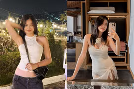 Hot face sao Việt: Thuỳ Anh chụp ảnh khoe vòng eo thon gọn