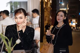 Hot face sao Việt: Lan Khuê ăn mặc sang chảnh đi sự kiện