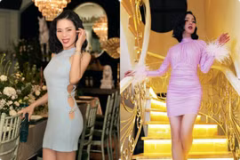 Lệ Quyên chăm mặc váy ôm sát khoe body từ khi yêu tình trẻ