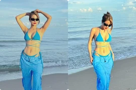 Diệp Lâm Anh khoe dáng với bikini trước tin đồn có bạn trai mới