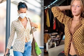 Chân dài “đẹp nhất thế giới” chăm diện áo hở bụng gợi cảm